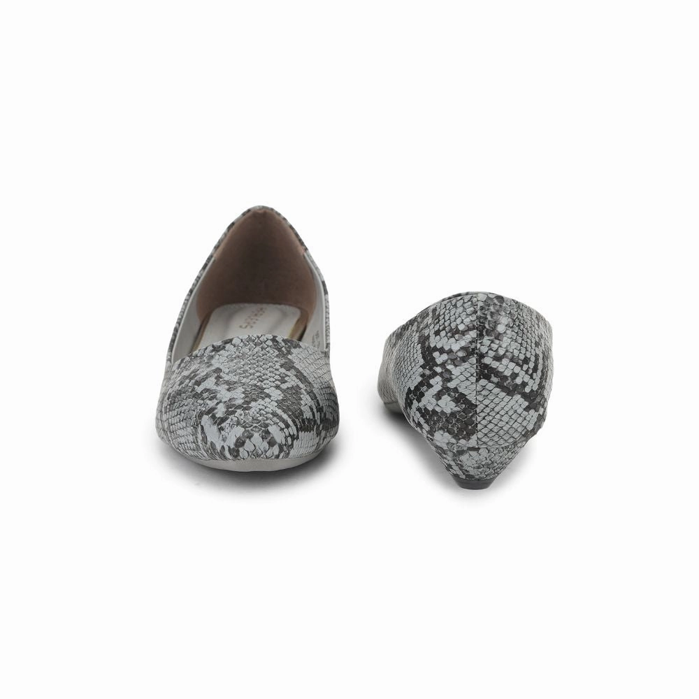 Healers Fashion Ballerina For Ladies (Grey) DST-33 By Liberty