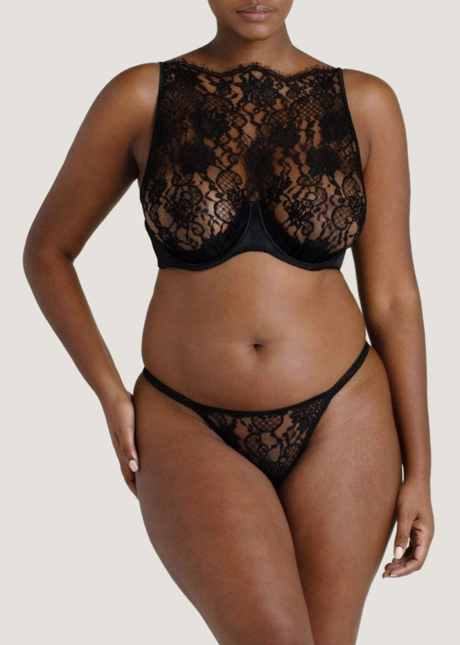 Hera Brazilian Knicker (Black)