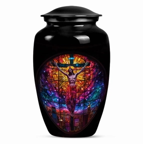 Homage Cross Urn: Dignified Memorial Urn for Male Adults