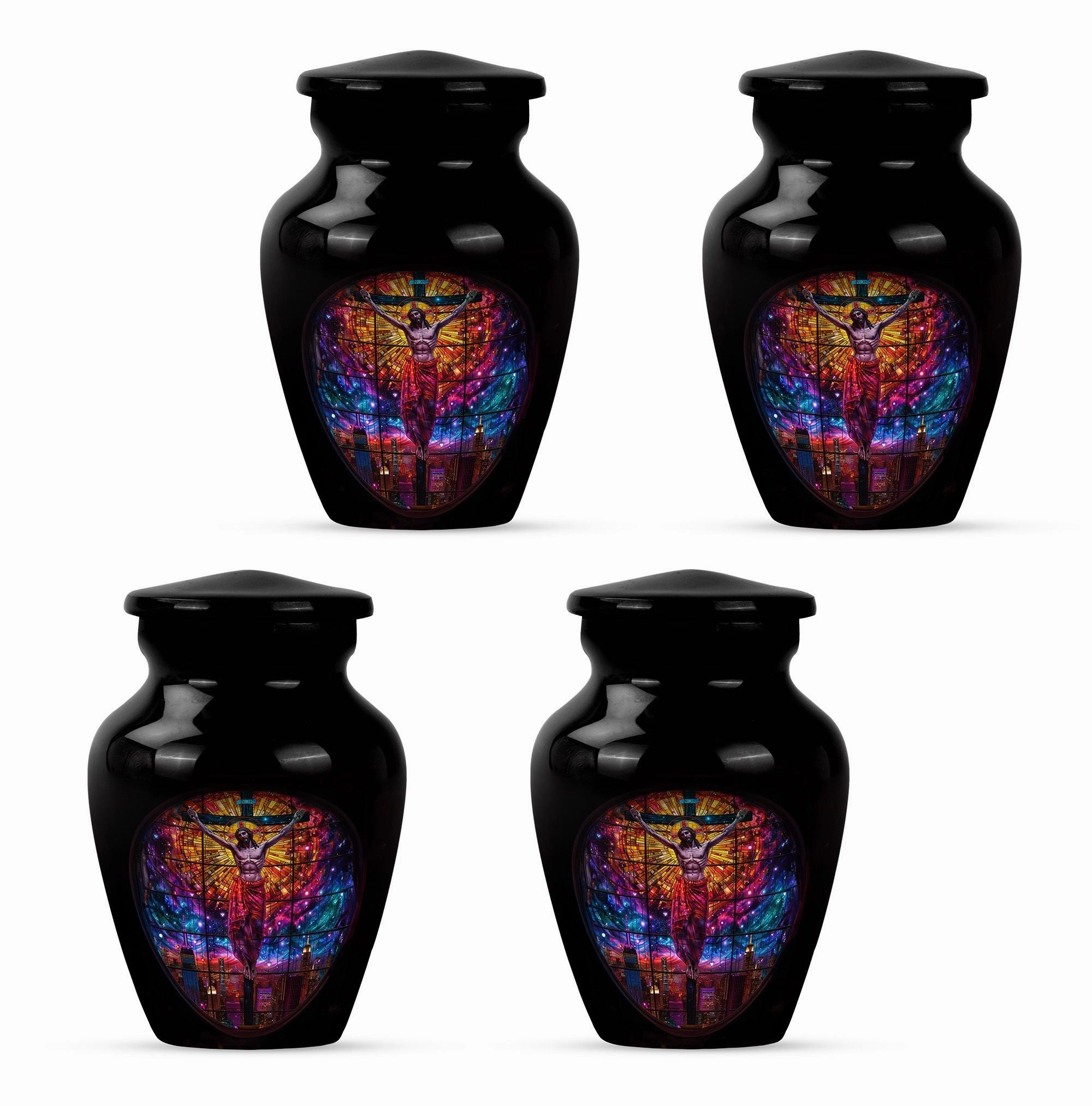 Homage Cross Urn: Dignified Memorial Urn for Male Adults