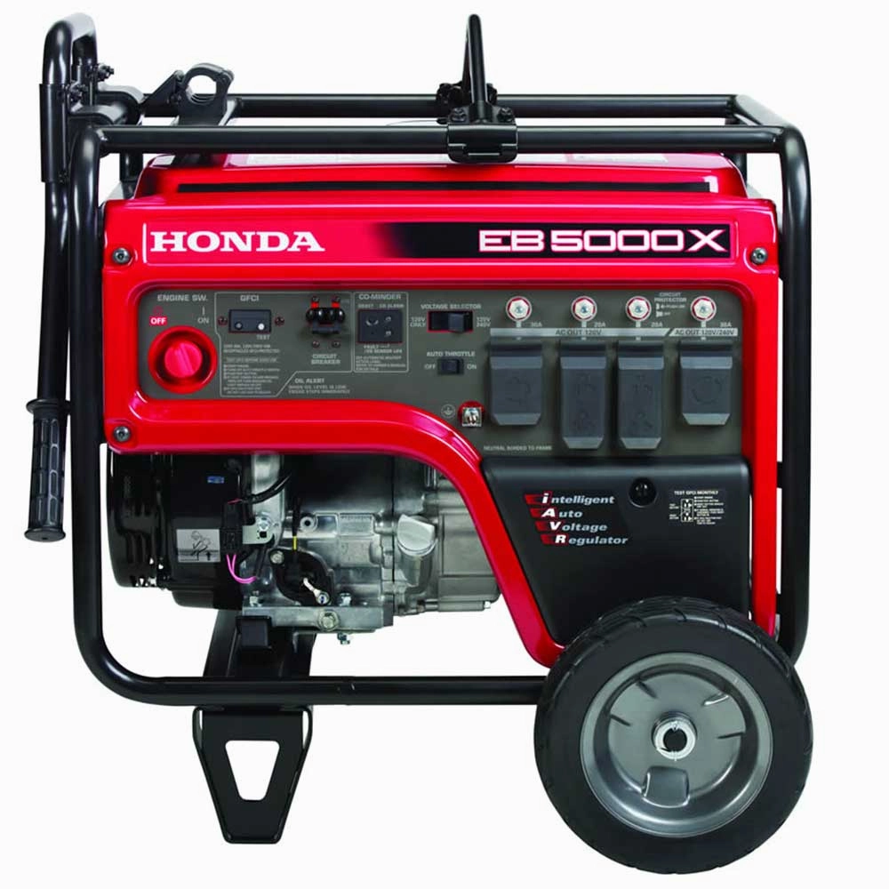 Honda EB5000 5000 Watt 120/240V Gas Industrial Portable Generator W/ CO-Minder