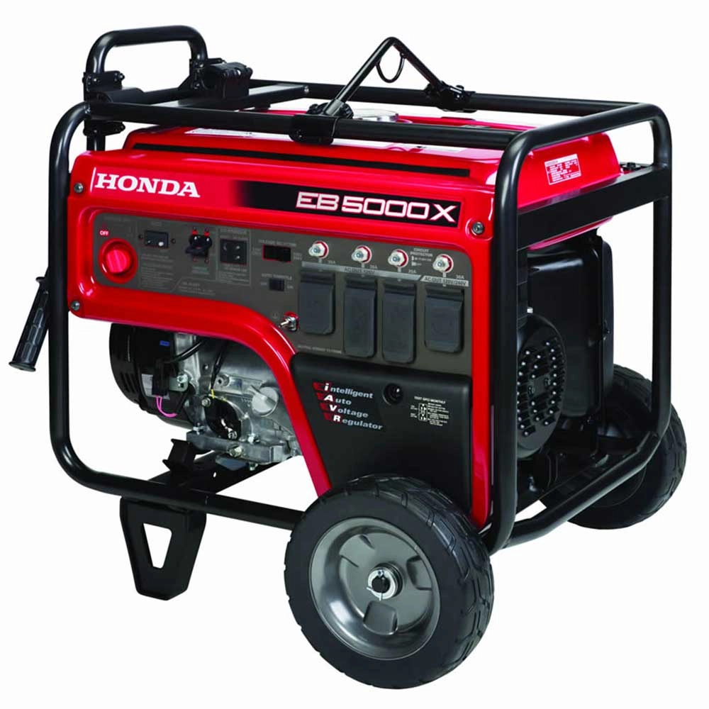Honda EB5000 5000 Watt 120/240V Gas Industrial Portable Generator W/ CO-Minder