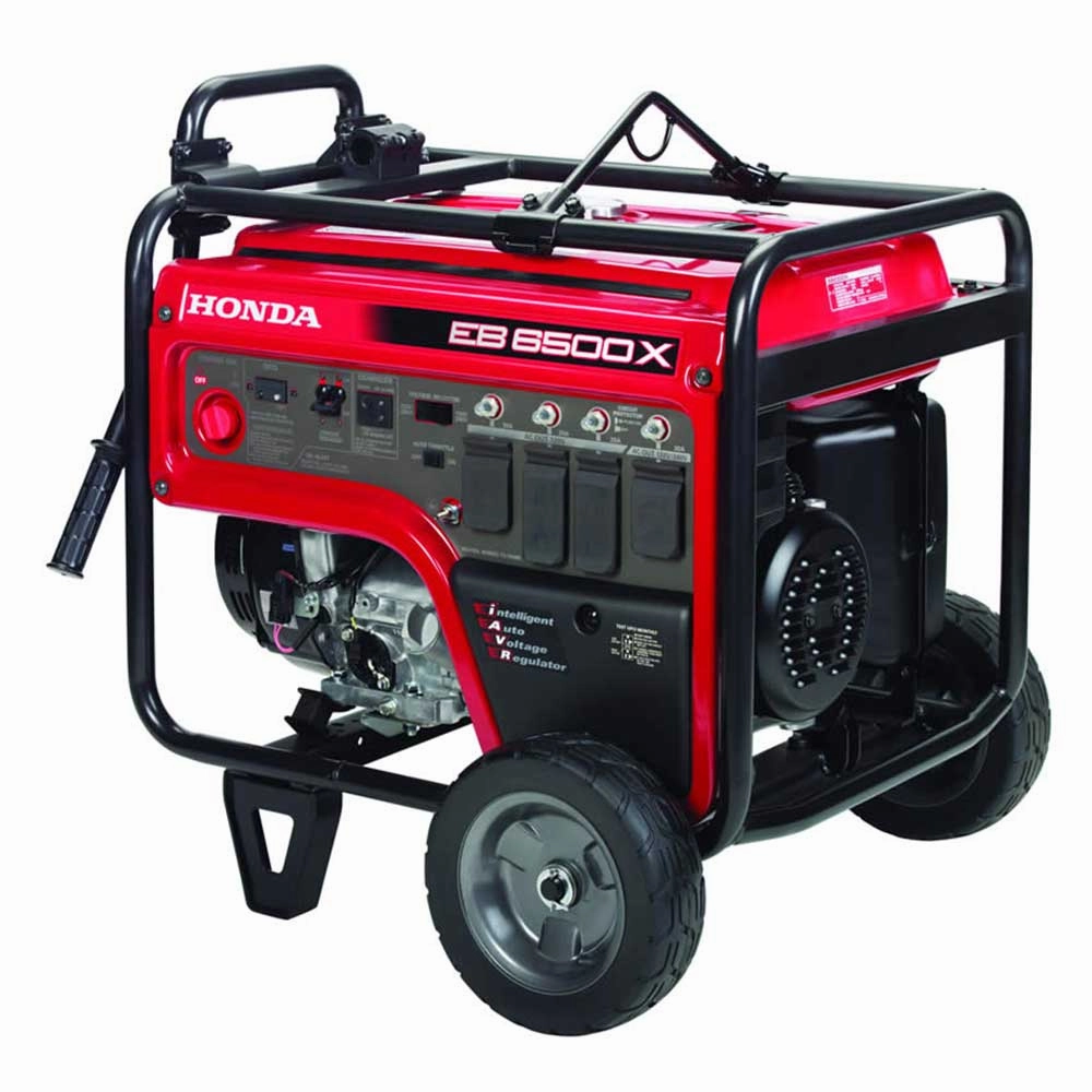 Honda EB6500X 6,500 Watt 120/240V Gas Industrial Portable Gas Generator