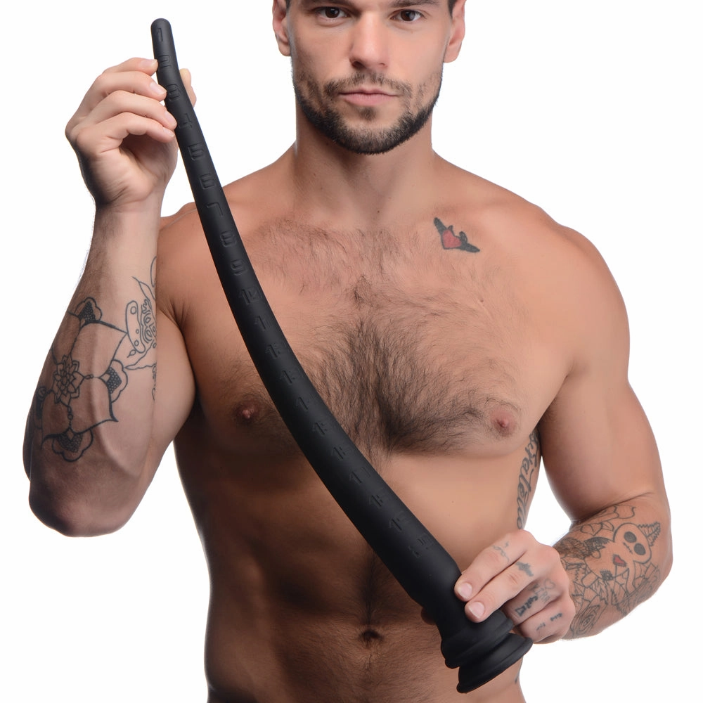Hosed Silicone Tapered Anal Hose With Suction Cup
