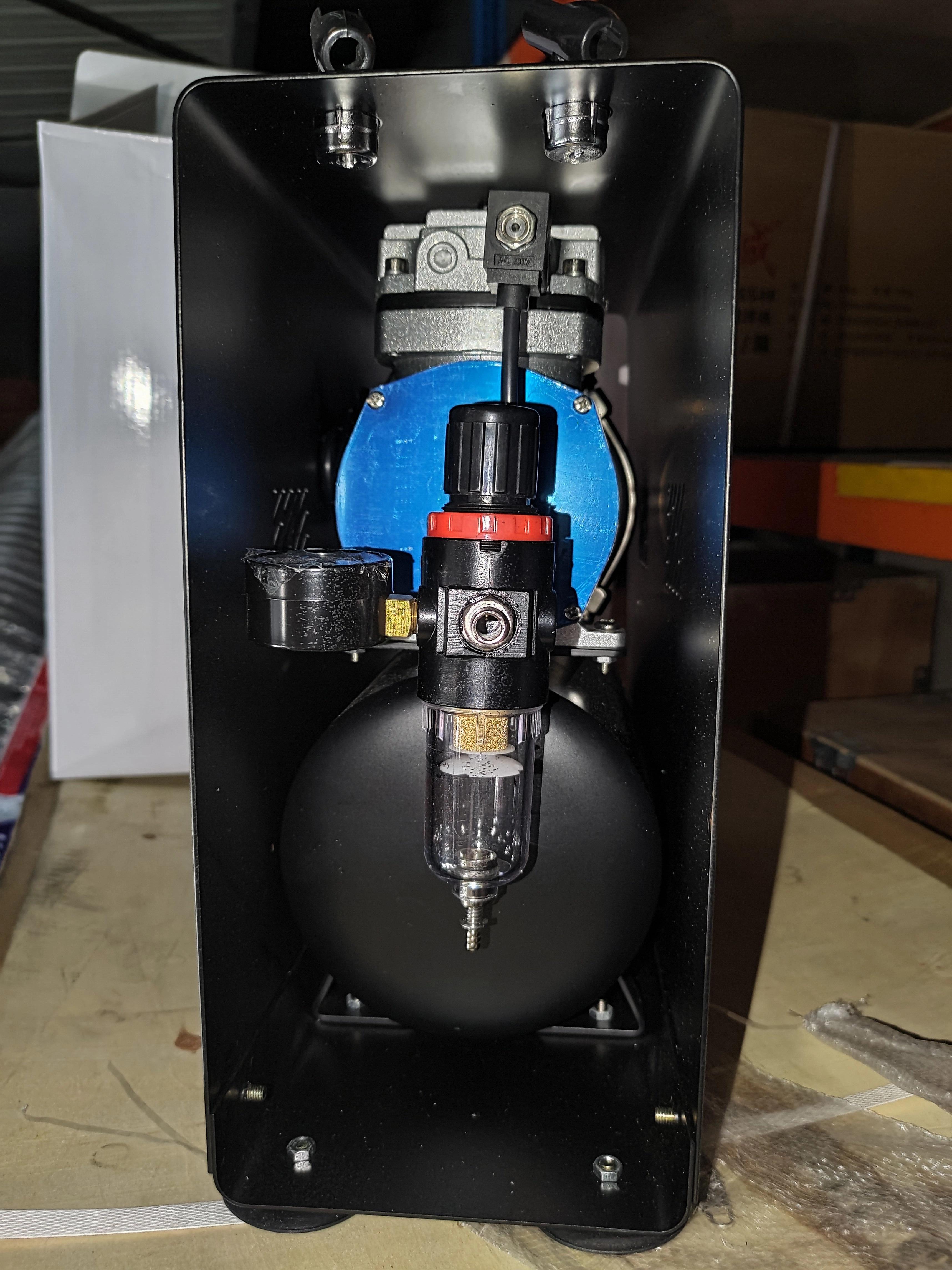 HYMAIR 240V 50Hz Mini Compressor (Twin Cylinder) | Model: AS196A