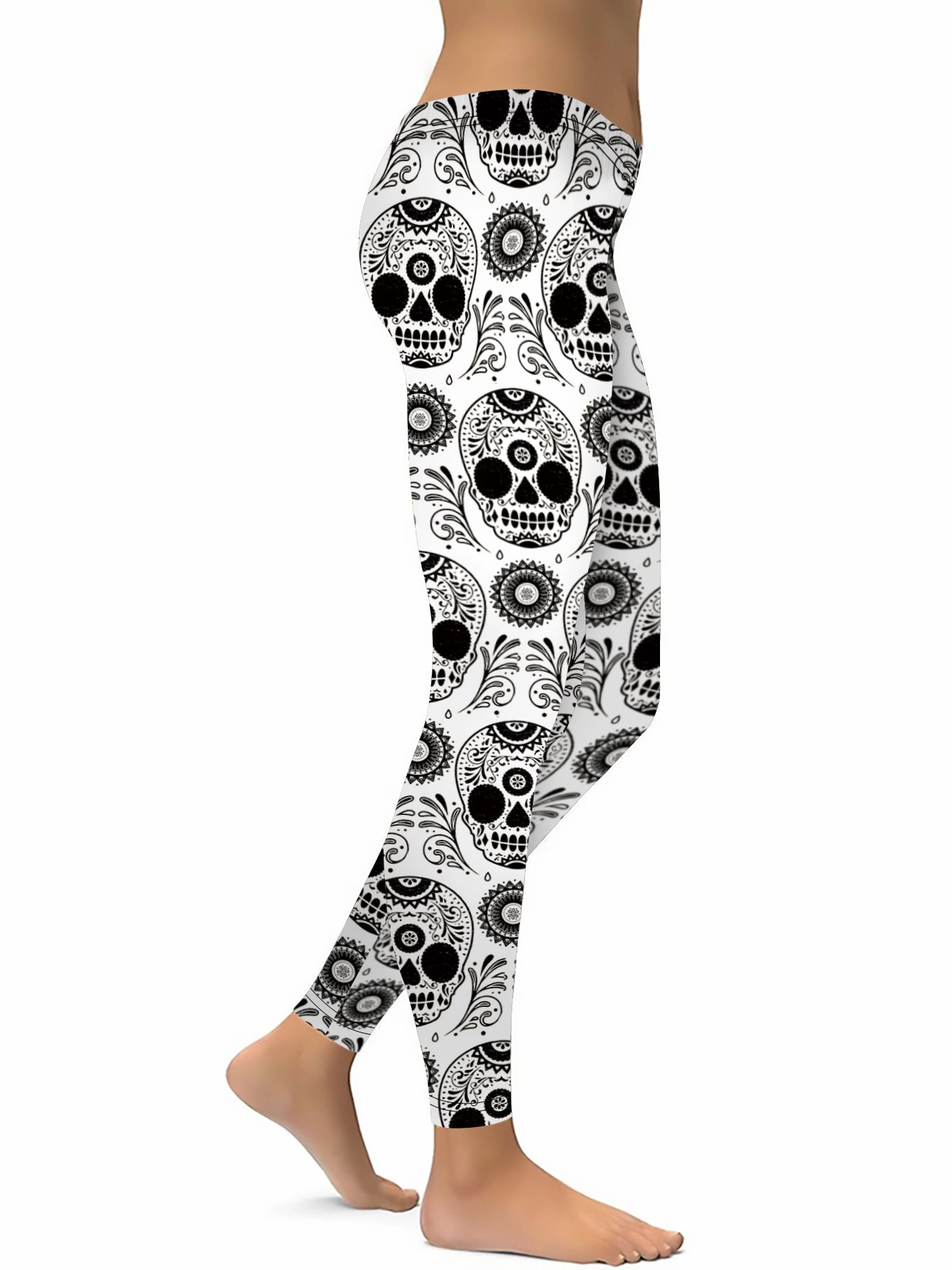 Inked Sugar Skull Leggings
