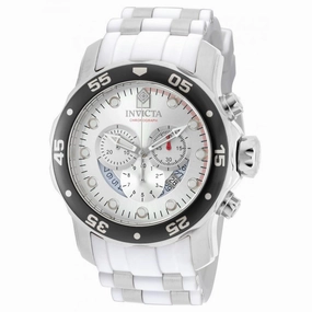 Invicta 20290 Men's Pro Diver Chrono Black Bezel Steel & Polyurethane Strap Watch