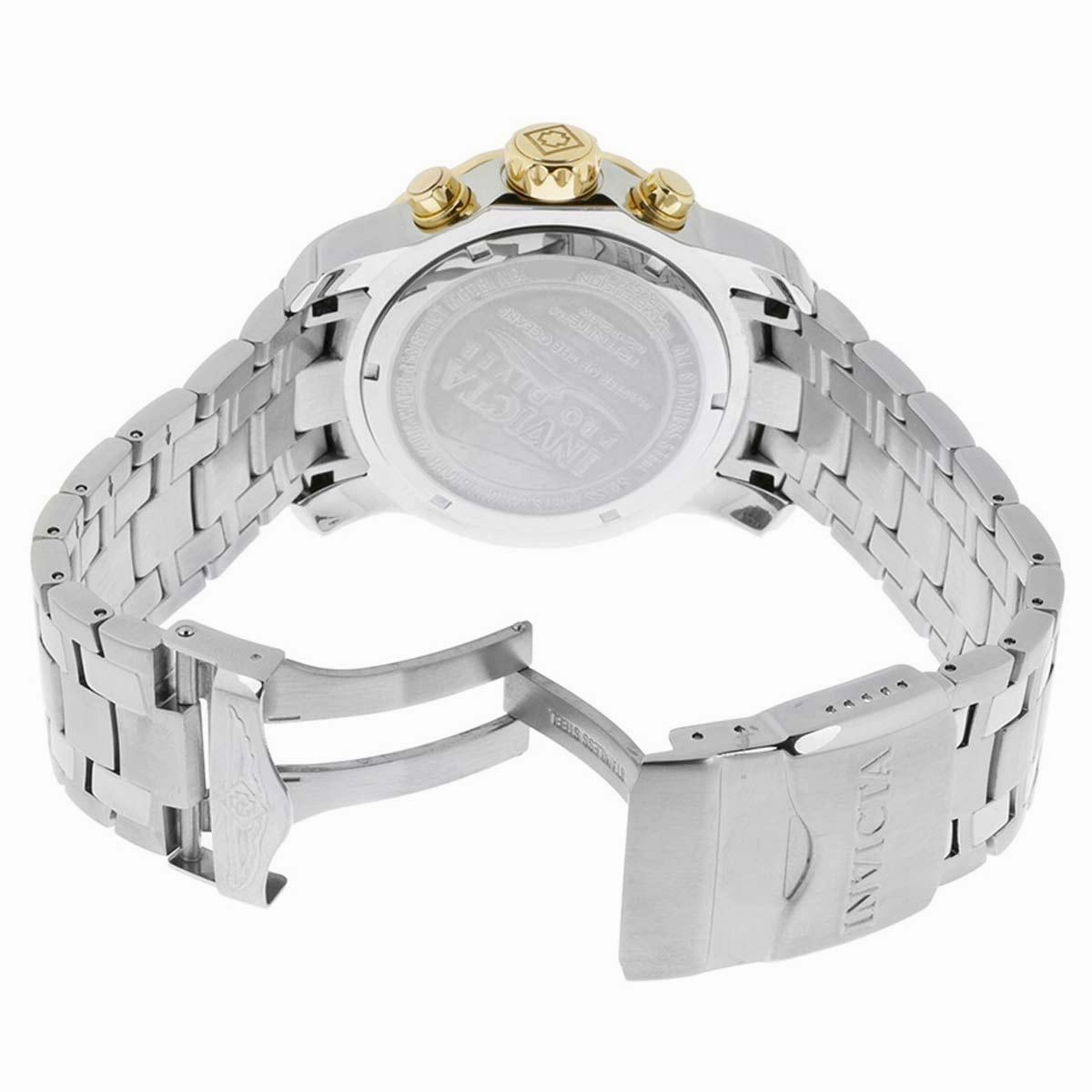Invicta Men's Chronograph Watch - Pro Diver Blue Dial Steel Bracelet Dive | 80041