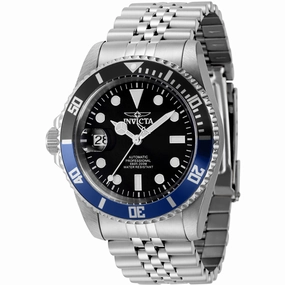 Invicta Men's Left Handed Watch - Pro Diver Blue and Black Bezel Bracelet | 43982