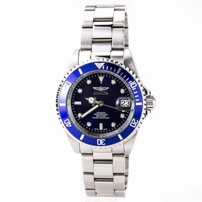 Invicta Men's Stainless Steel Automatic Watch - Pro Diver Blue Dial Date | 9094C