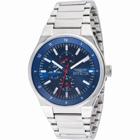 Invicta Men's Watch - Invicta Racing Quartz Blue Dial Stainless Steel Bracelet | 47548