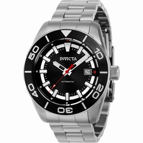 Invicta Men's Watch - Pro Diver Automatic Black and Silver Tone Dial Bracelet | 38664