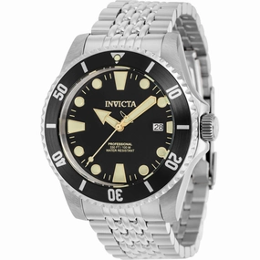 Invicta Men's Watch - Pro Diver Automatic Black Dial Bracelet Date Display | 39755