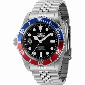 Invicta Men's Watch - Pro Diver Automatic Black Dial Stainless Steel Bracelet | 43981