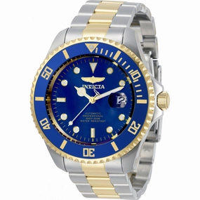 Invicta Men's Watch - Pro Diver Automatic Blue Dial Two Tone Bracelet Dive | 34042