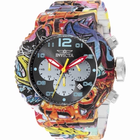 Invicta Men's Watch - Pro Diver Chronograph Silver and Black Dial Bracelet | 36779