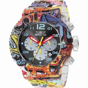 Invicta Men's Watch - Pro Diver Chronograph Silver and Black Dial Bracelet | 36779