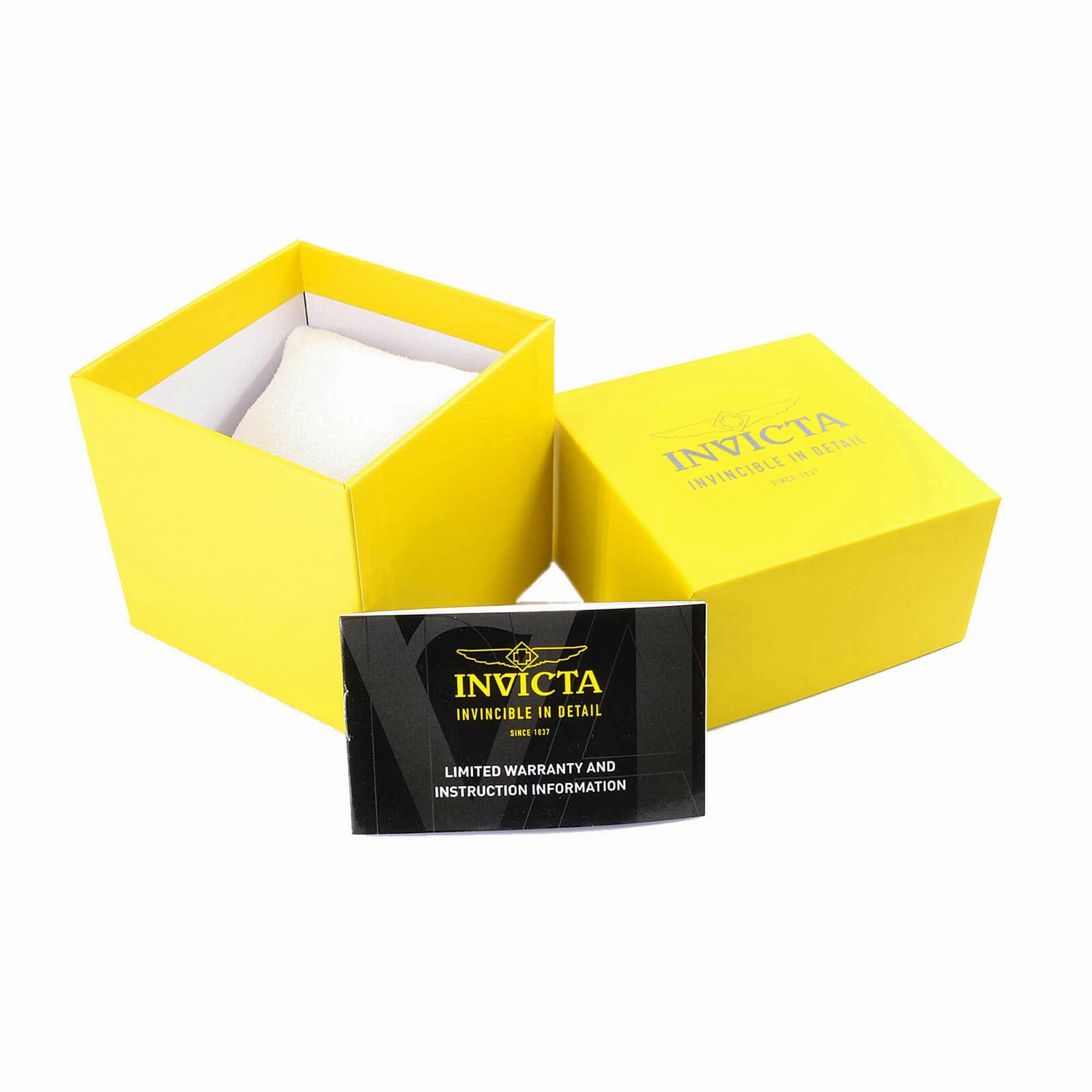 Invicta Men's Watch - Pro Diver Quartz Black Dial Yellow Gold Mesh Bracelet | 47632