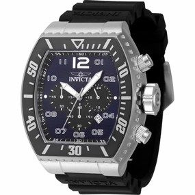 Invicta Men's Watch - Pro Diver Quartz Chronograph Blue and Black Dial Strap | 47281