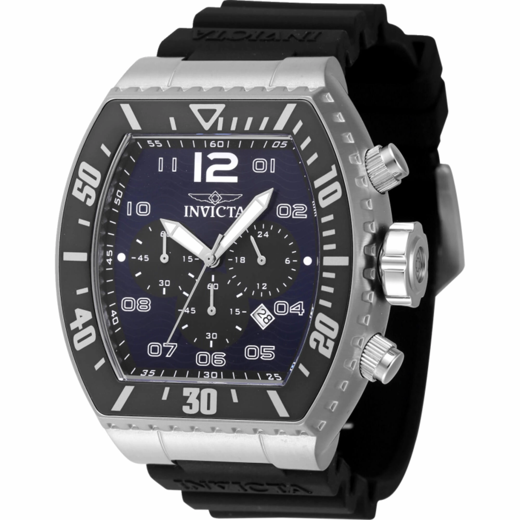 Invicta Men's Watch - Pro Diver Quartz Chronograph Blue and Black Dial Strap | 47281