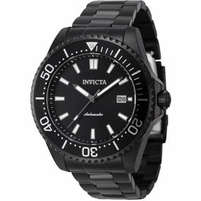 Invicta Men's Watch - Pro Diver Rotating Bezel Automatic Black Dial Bracelet | 46646