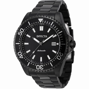 Invicta Men's Watch - Pro Diver Rotating Bezel Automatic Black Dial Bracelet | 46646