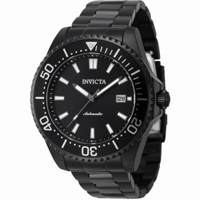 Invicta Men's Watch - Pro Diver Rotating Bezel Automatic Black Dial Bracelet | 46646