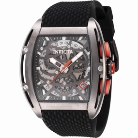Invicta Men's Watch - S1 Rally Chronograph Grey and Black Dial Rubber Strap | 45183