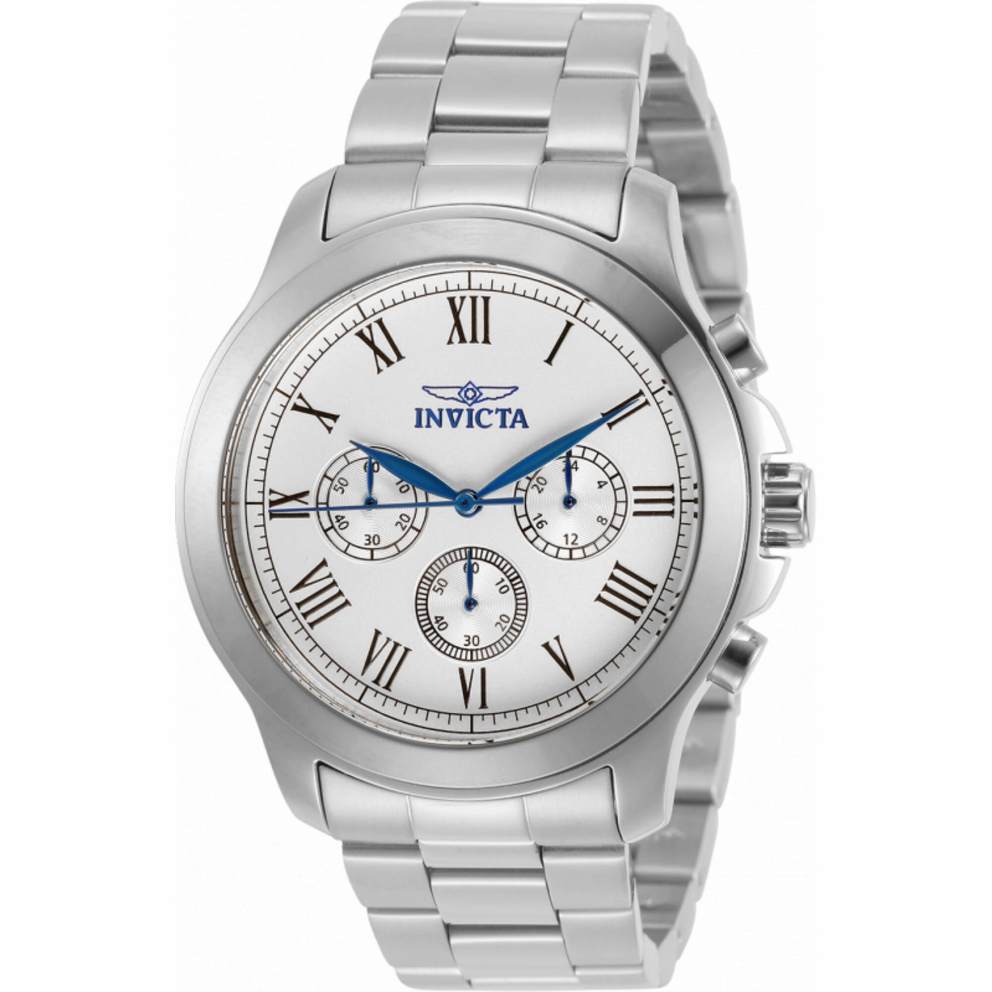 Invicta Men's Watch - Specialty Quartz Silver Dial Stainless Steel Bracelet | 21657