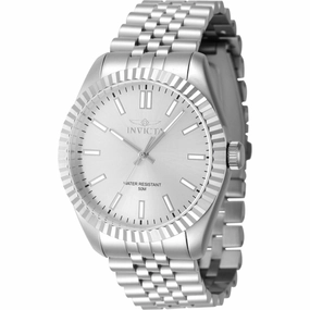 Invicta Men's Watch - Specialty Quartz Silver Dial Stainless Steel Bracelet | 47479