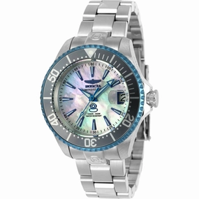 Invicta Women's Watch - Pro Diver Automatic Platinum Mother of Pearl Dial | 23307