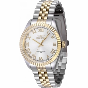 Invicta Women's Watch - Specialty Two Tone Silver and Yellow Gold Bracelet | 47414