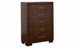 Jessica Bedroom Set With Bookcase Headboard Cappuccino