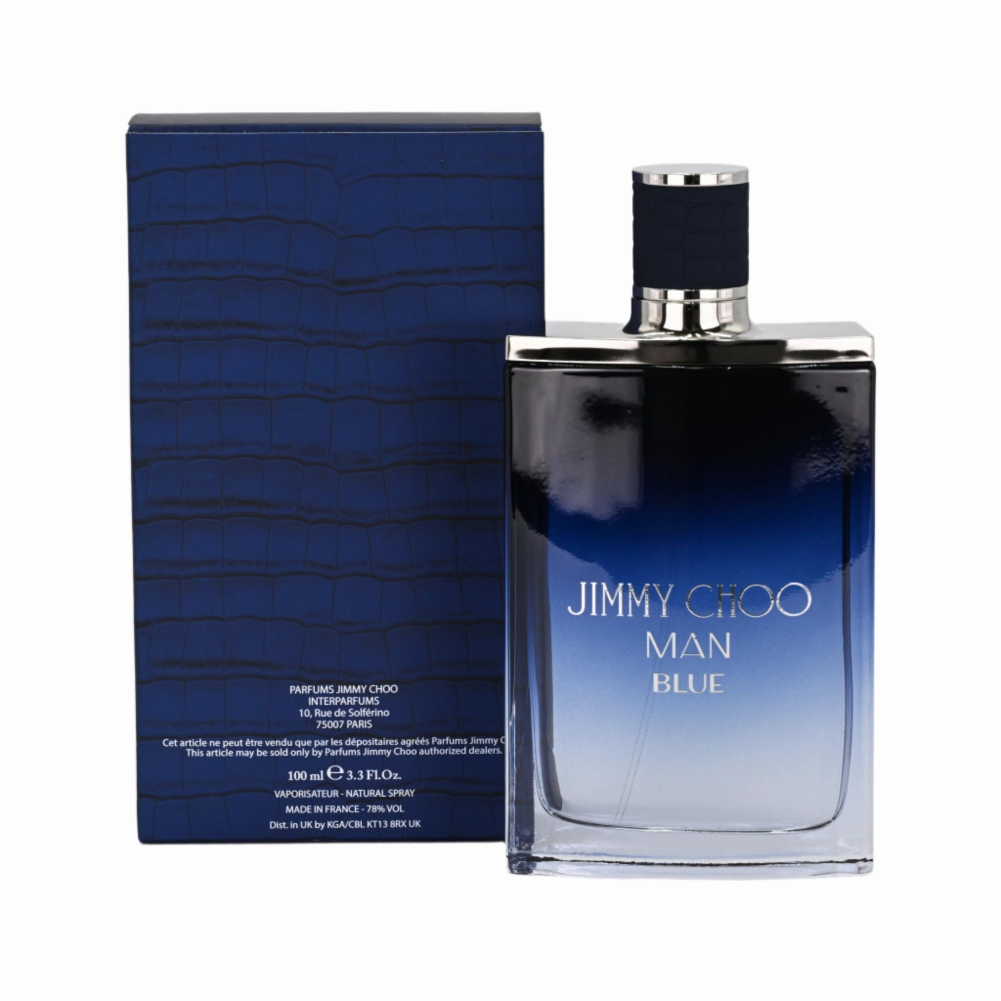 JIMMY CHOO MAN BLUE by jimmy Choo cologne for men EDT 3.4 / 3.3 oz NEW IN BOX