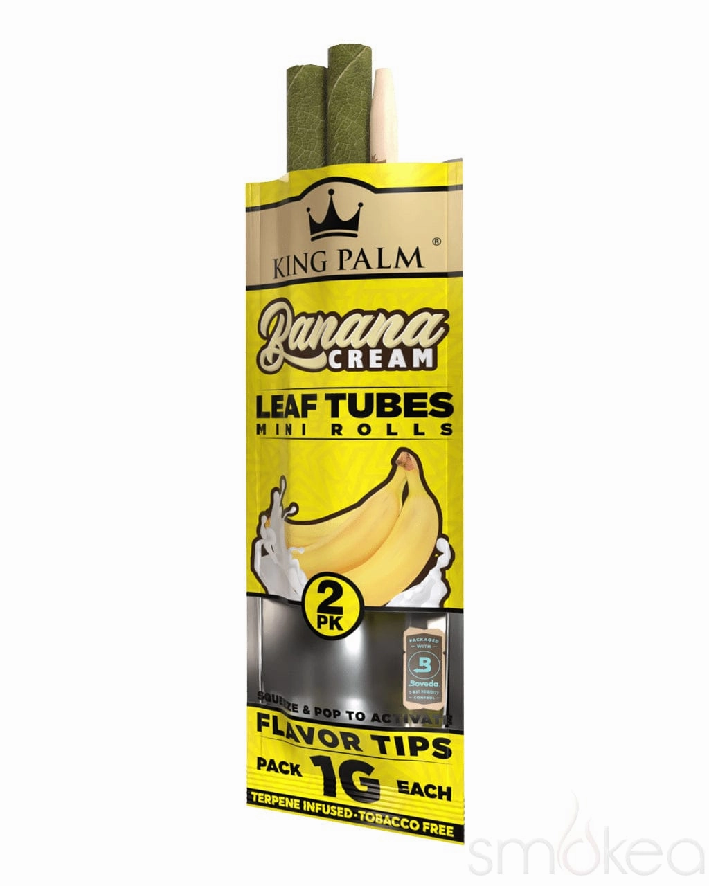 King Palm Mini Banana Cream Pre-Rolled Cones (2-Pack)
