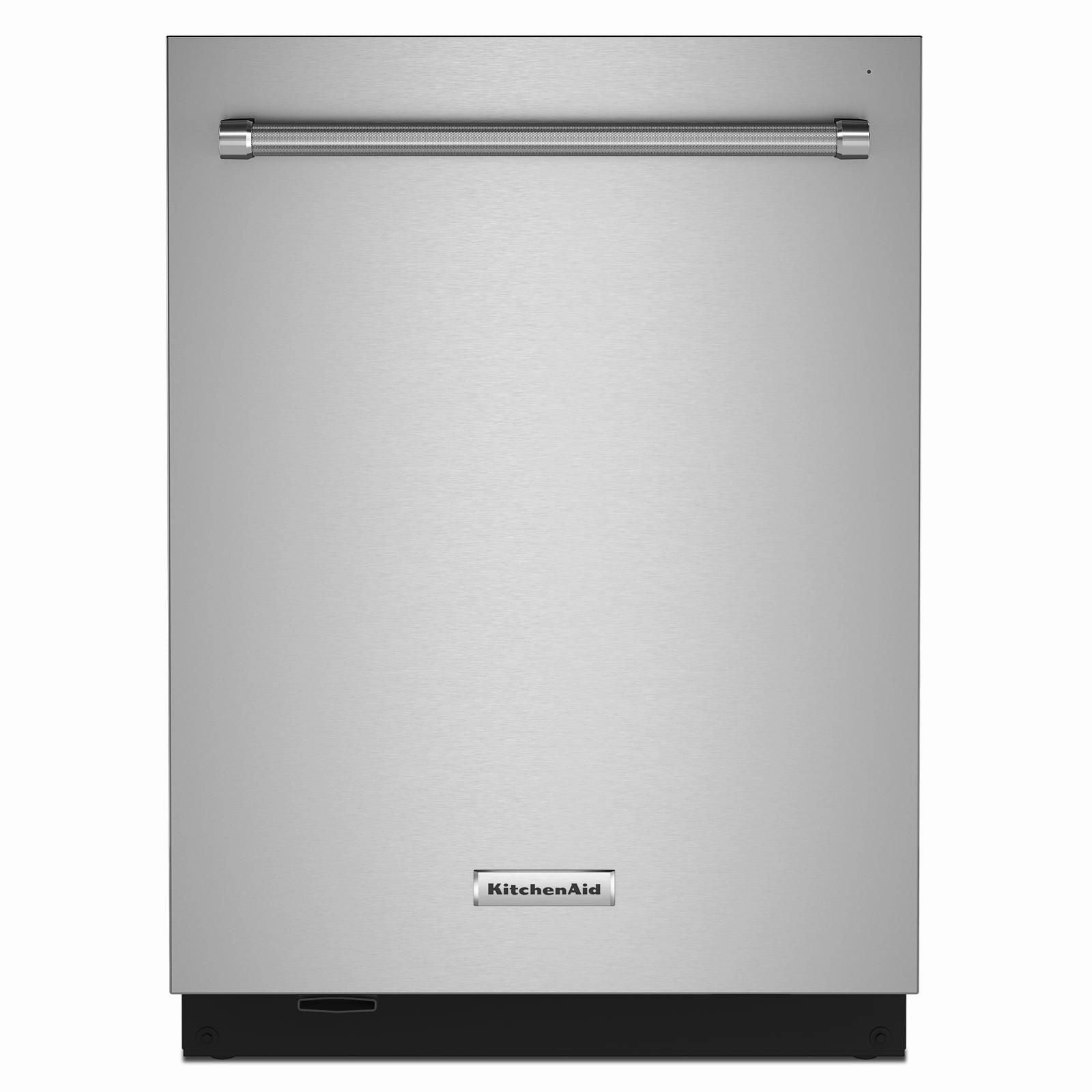 KitchenAid® PrintShield Stainless 24" Dishwasher with Towel Bar Handle - KDTM804KPS