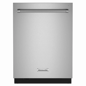 KitchenAid® PrintShield Stainless 24" Dishwasher with Towel Bar Handle - KDTM804KPS