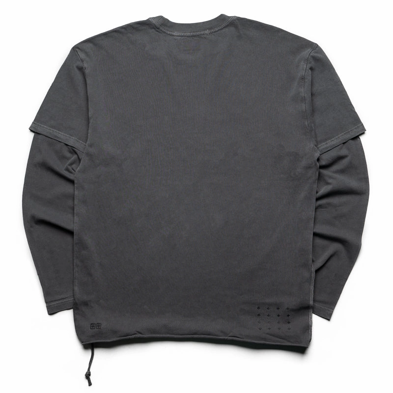 Ksubi Fuego Layered L/S Tee - Faded Black