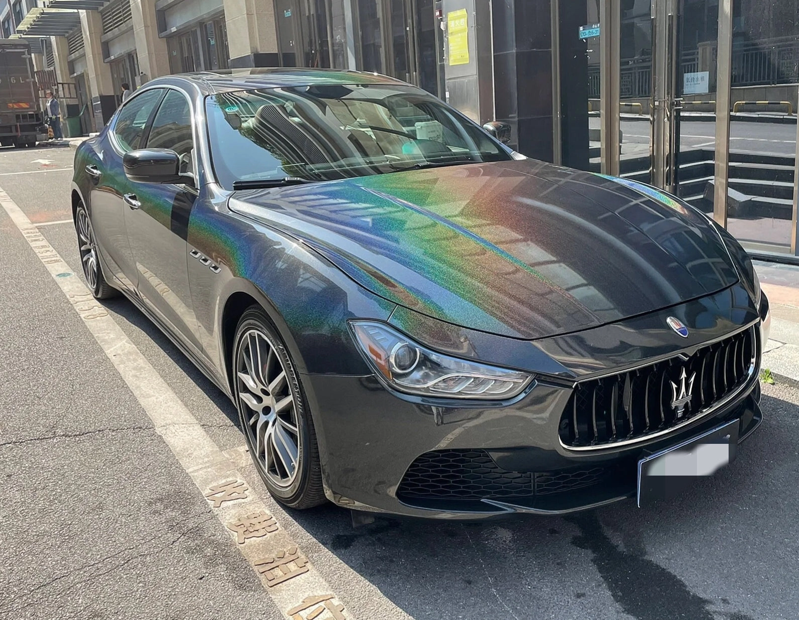 Laser Gloss Black Vinyl Wrap
