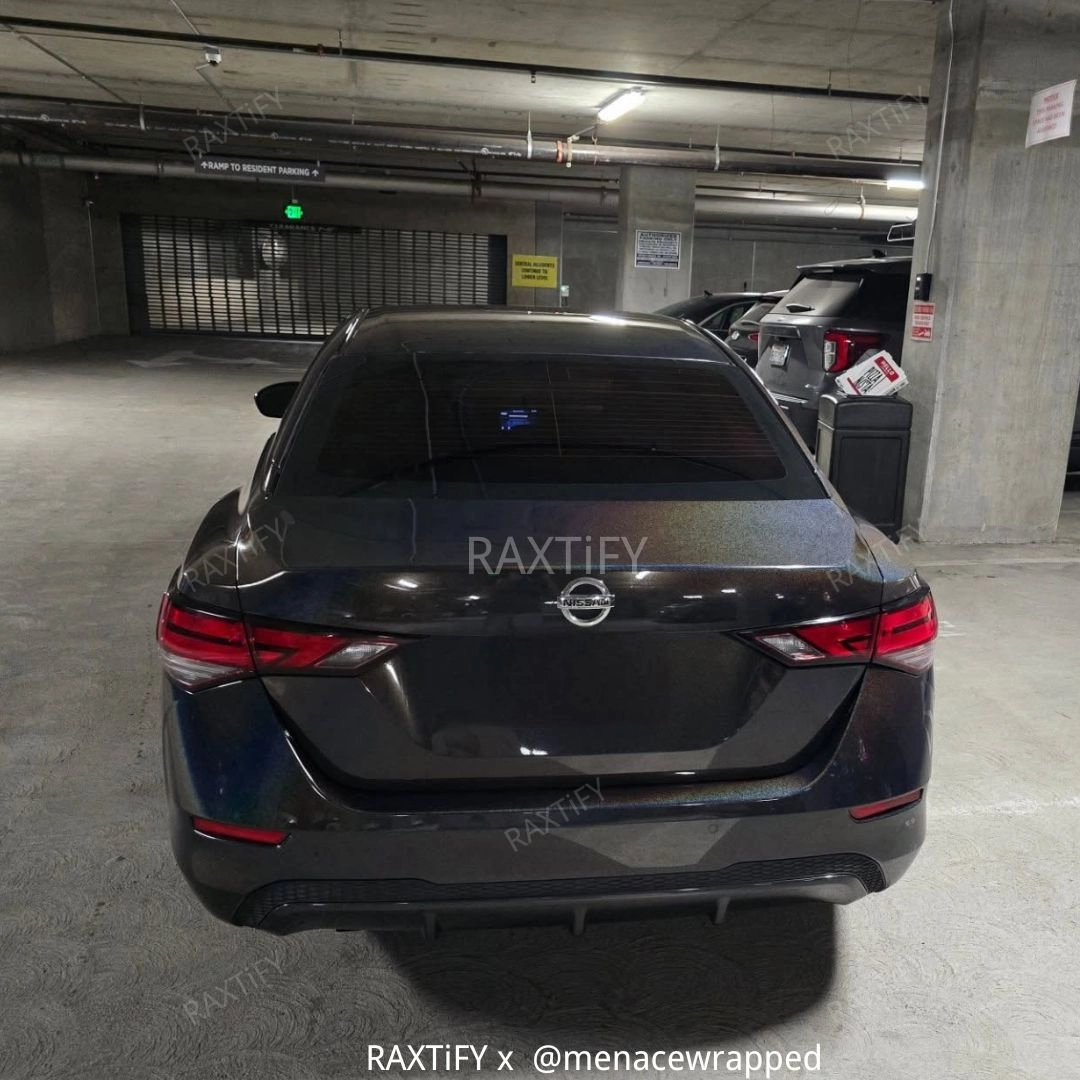 Laser Gloss Black Vinyl Wrap
