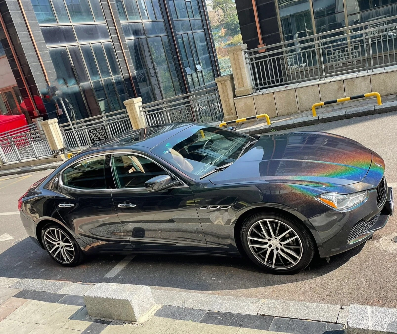 Laser Gloss Black Vinyl Wrap