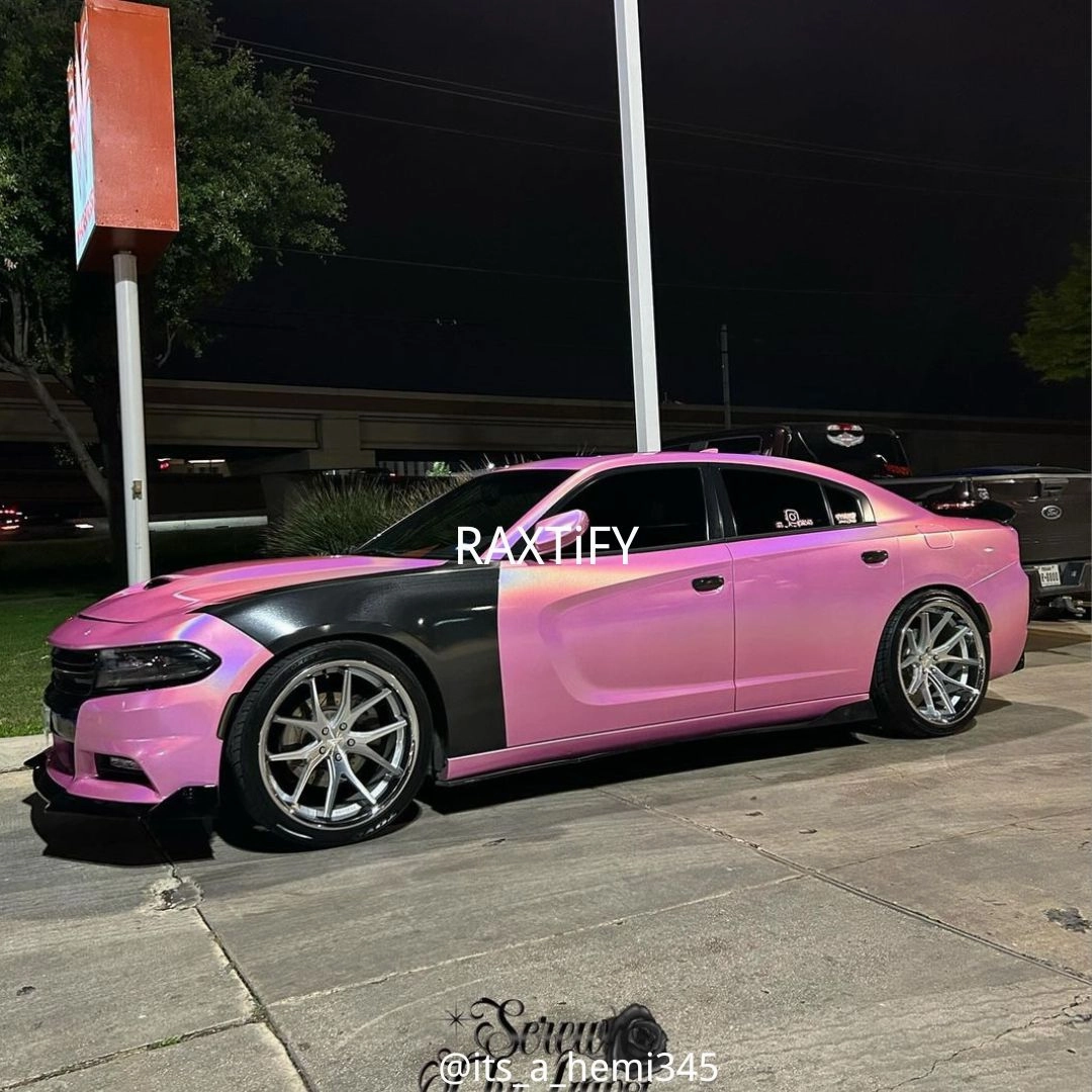 Laser Gloss Pink Vinyl Wrap