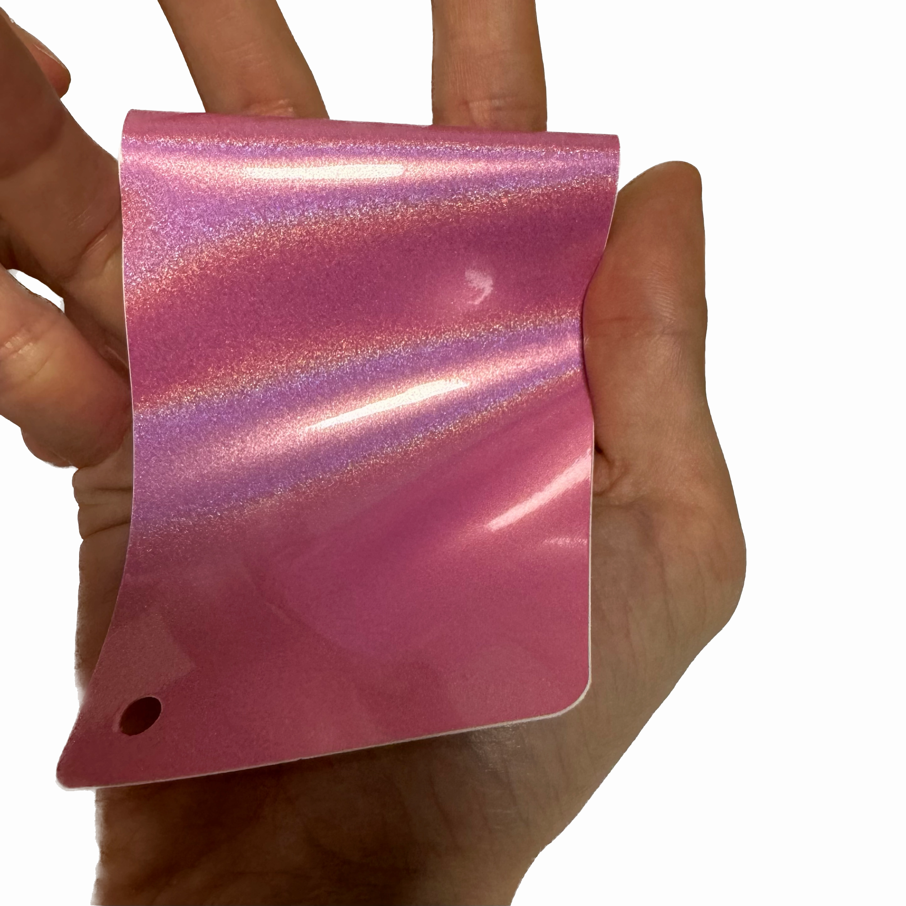 Laser Gloss Pink Vinyl Wrap