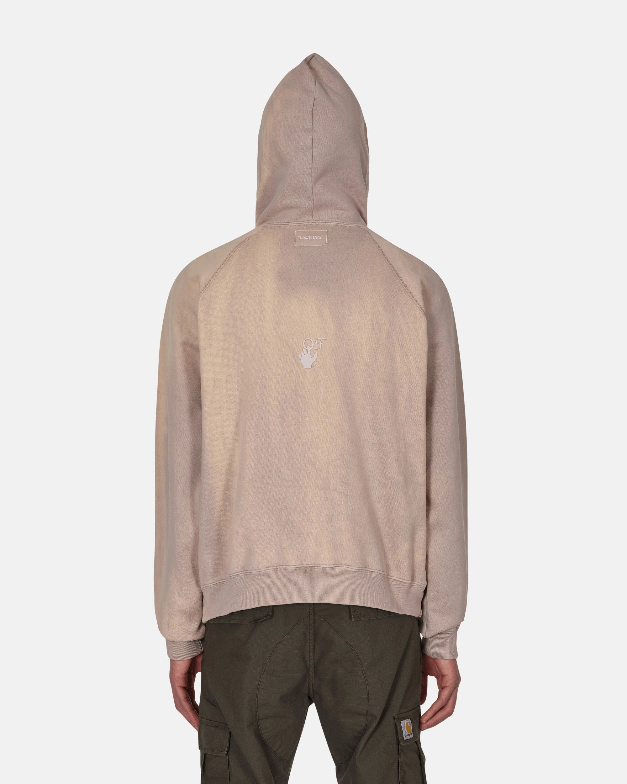Laundry Raglan Skate Hooded Sweatshirt Beige