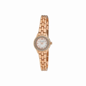 Laura Ashley Womens Rose Goldtone Bracelet Watch La2020rg - NO COLOR ONE SIZE