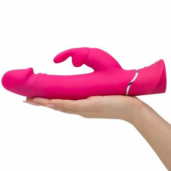 Love Honey - Happy Rabbit Realistic Dual Density Rabbit Vibrator (Pink)