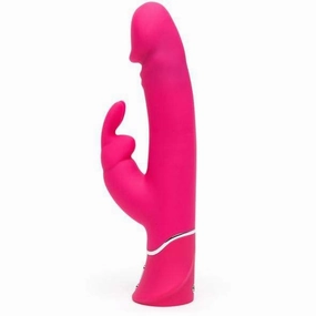 Love Honey - Happy Rabbit Realistic Dual Density Rabbit Vibrator (Pink)
