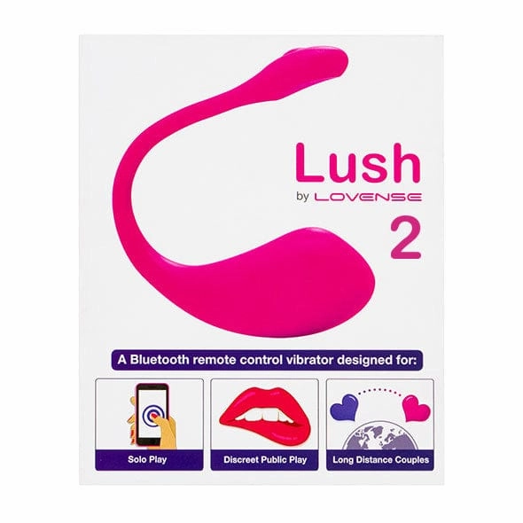 Lovense - Lush 2 App-Controlled Bullet Egg Vibrator (Pink)