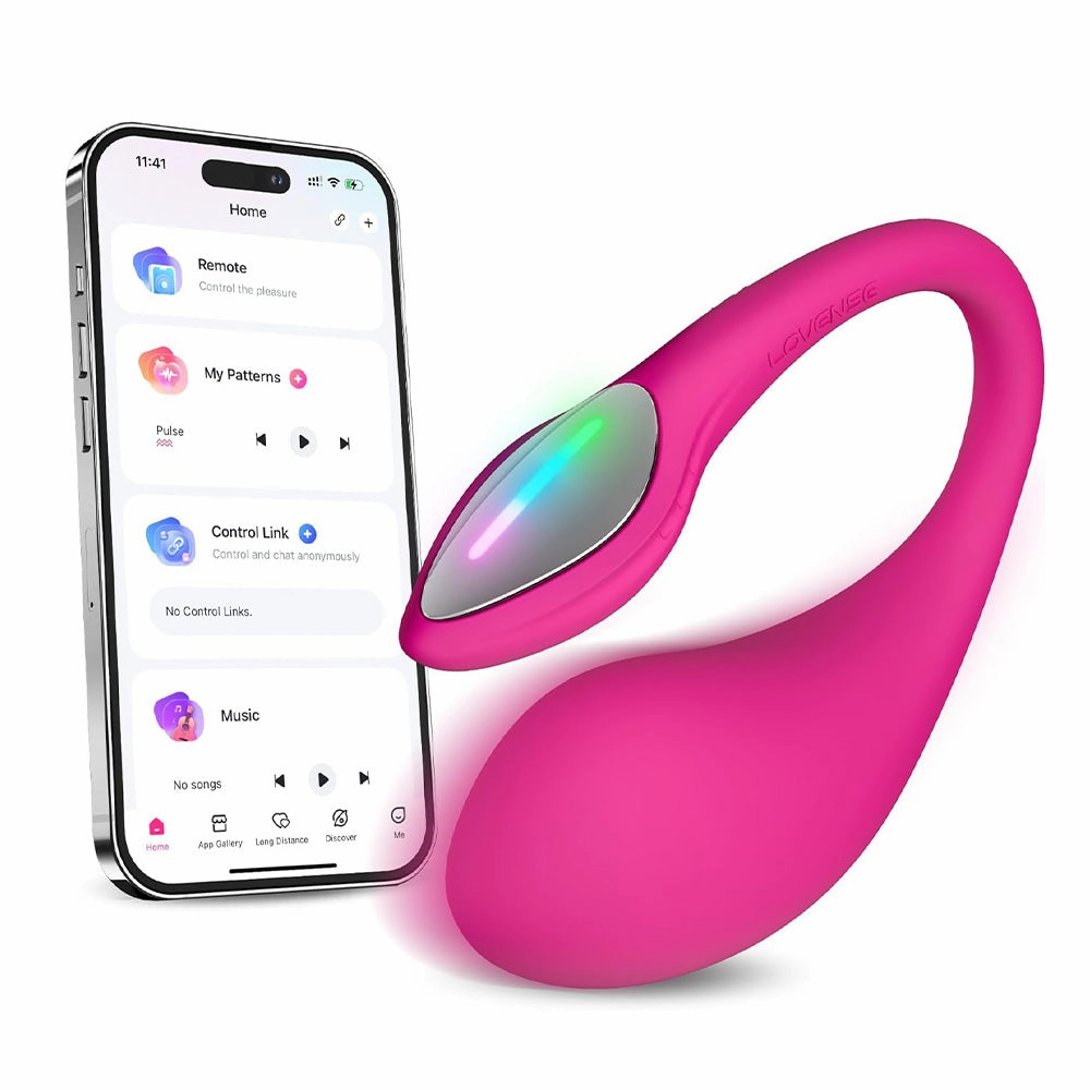 Lovense Lush 4 Bluetooth App-Controlled G-Spot Egg Vibrator