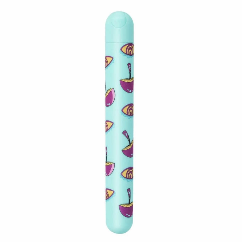 Lucy Mushroom Pattern Rechargeable X-Long Bullet  - Blue